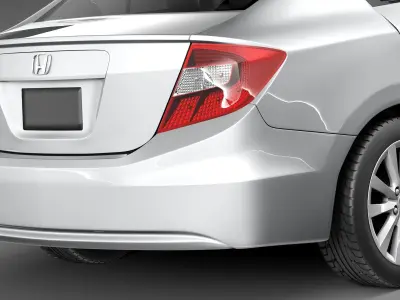 Honda Civic Sedan USA 2013 3D model