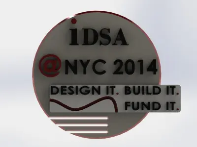 IDSA pin Free 3D model