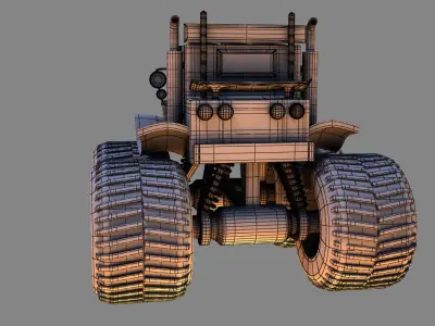 Monster truck 3D model