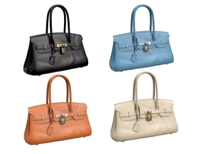 Hermes Birkin Bag 42 3D Model Pack
