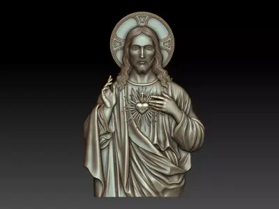 Sacred Heart of Jesus 3 3D print model