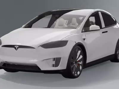 Tesla  Model X 2025 3D model