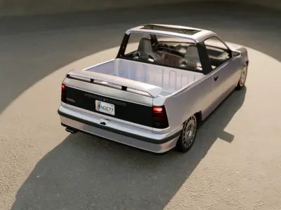 Opel Kadett GSI pickup 3D model