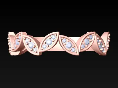 Diamond Ring - Womens Rings - N352110 3D print model