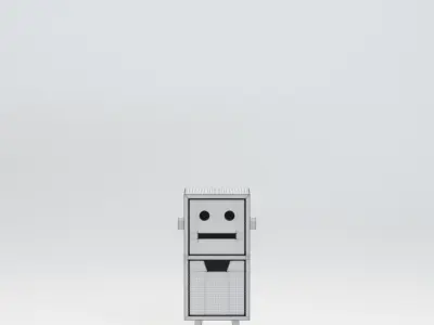 Smile box tall Free 3D model