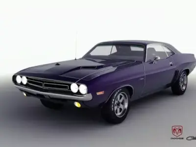dodge challenger 1971 3D model