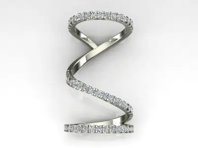 Band Ring 3D print model 10