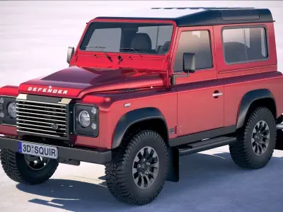 Land Rover Defender Works v8 2018 3D model