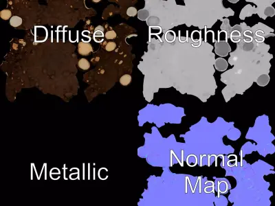 Earthy Pebble Sphere model pack Texture