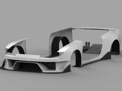 Nissan S15 Khyzyl Saleem Bodykit 3D model