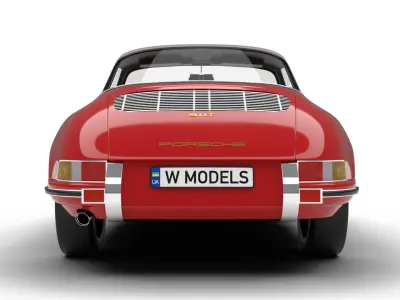 Porsche 911 Targa 1967 3d model  3D model