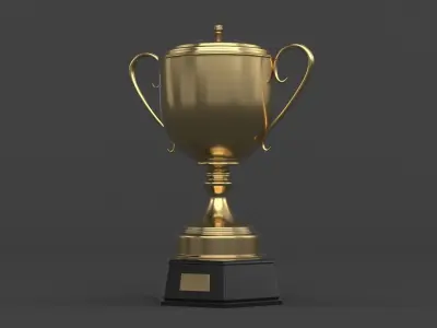 Cups Trophy 3D model shop