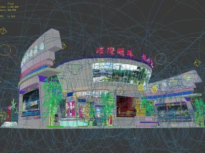 Exhibition - Area - 20X14-3DMAX2009-022 3D model