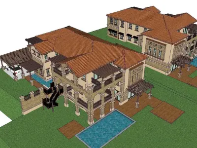 Regal-Luxury-Villa Area-011 3D model