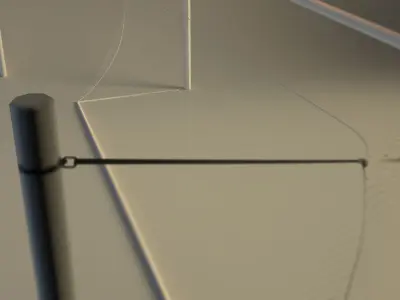 SPORT---SOCCER---Goal frame 3D model