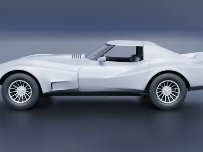 Chevrolet - Corvette Greenwood Sebring GT 3D print model