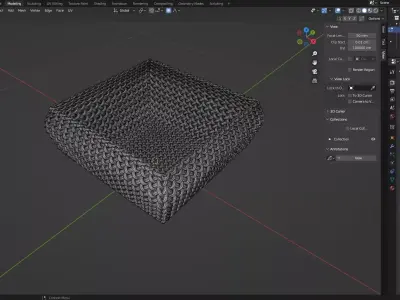 WICKER BASKET02 3D model