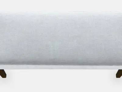 EKENASET Bench Low-poly 3D model