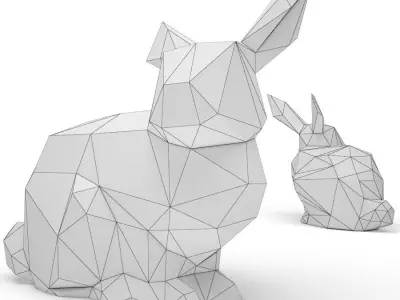 Sculpture Smalls Animals Marokka 3D model