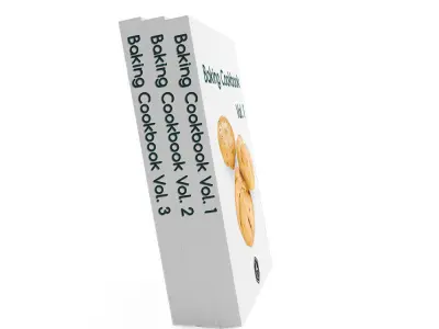 Baking Cookbooks 3D model
