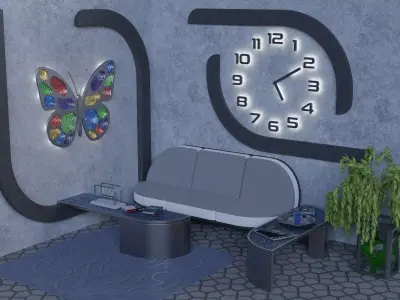 Room Corner 3D model
