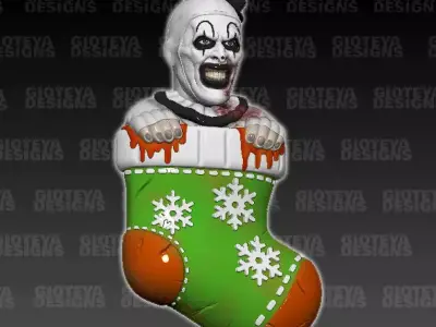 Xmas Socks Terrifer 3D print model