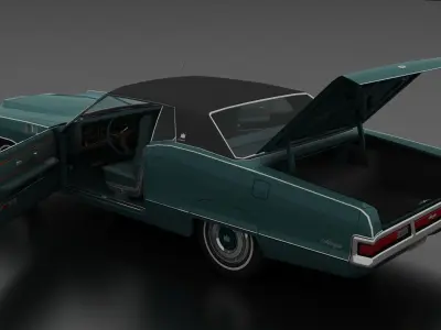 Marquis 2dr Hardtop 1971 Low-poly 3D model