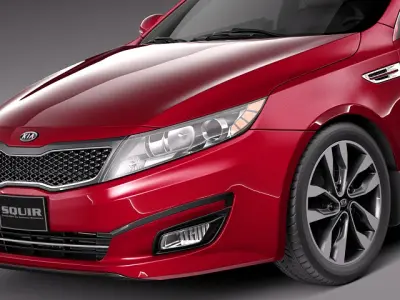 Kia Optima 2014 3D model