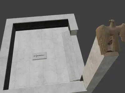 Siemens Adler Gedenken WW2 Memorial 3D model