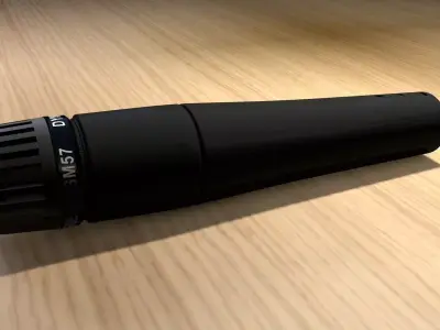 Shure SM57 Microphone 3D model