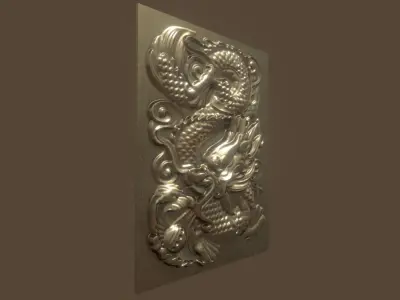 DRAGON RELIEF - NO 1 3D model