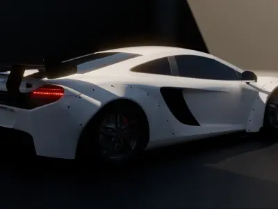 McLaren P1 - MP4-C Liberty Walk 3D model