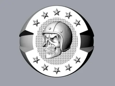 Men rings 06 3D print model