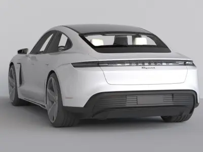 2025 Porsche Taycan 3D model