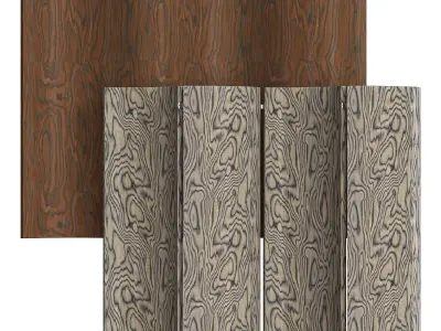 Separe Room Divider in Sottsass 3D model