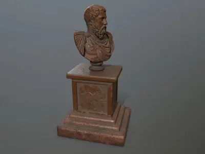 Marcus Aurelius Low-poly 3D model