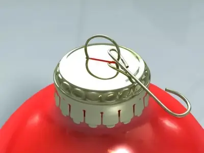 Christmas Tree Bulb Ornament 3D model