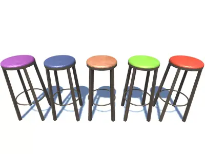 Bar stool 3 3D model