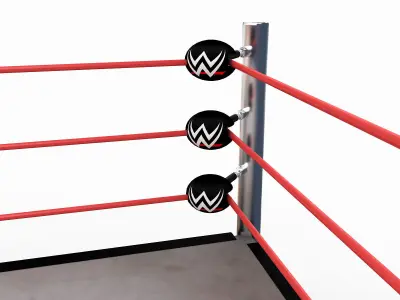 WWE Wrestling Ring 3D model