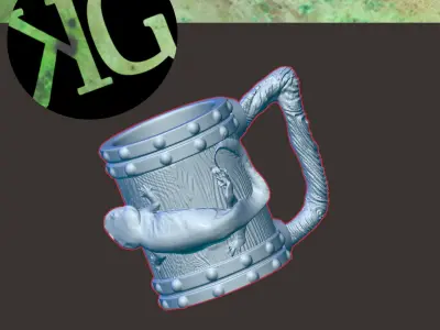 KG Customs  Creations Animal Can holder 3D model