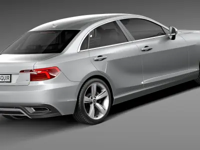 Generic Sedan mid-class 2015 3D model