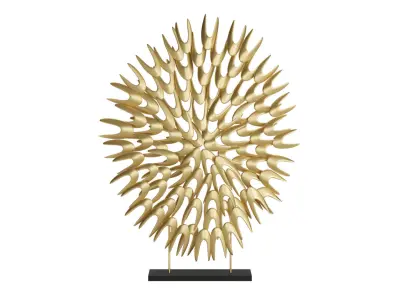 Starburst Metal Sculpture 3D model