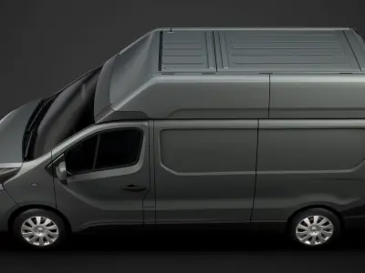 Vauxhall Vivaro Van L2H2 2018 3D model