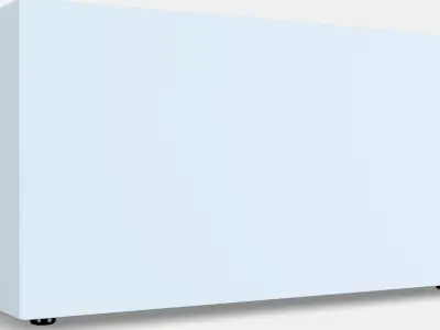 EKET cabinet with 2 drawers 1 Low-poly 3D model