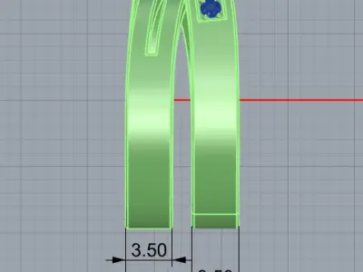 Ring Etincelle  3D print model