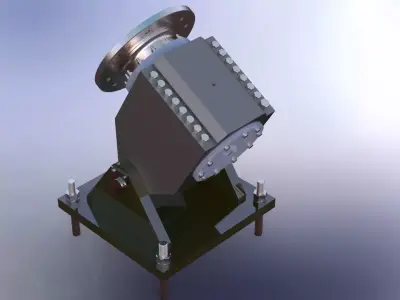 Screw Pump Bottom Bearing Assembly 3D print model