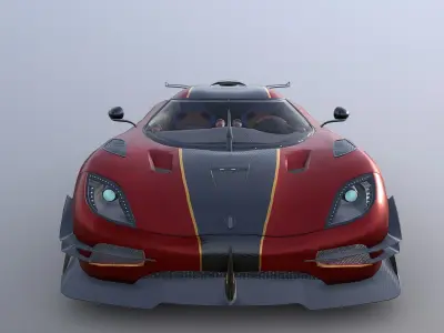 Koenigsegg One 3D model
