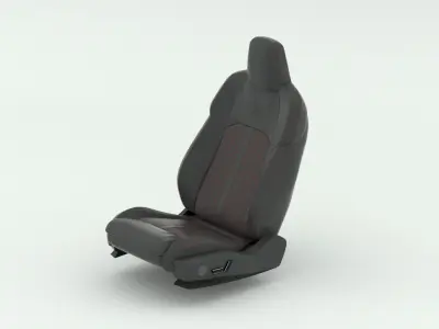 Car seat 3D model