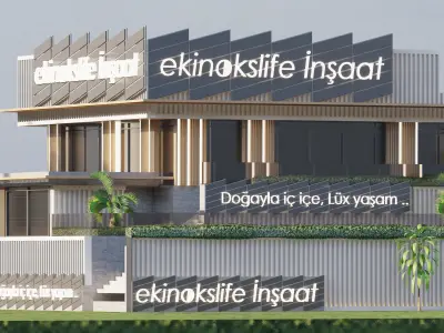 Luxury Modern Villa 3D Model for Architectural Visualizations 3D model