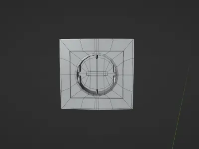 Sockets Low-poly 3D model